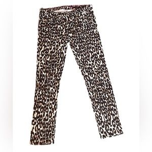 Kate‎ Spade Broome Street size 27 skinny leopard jeans, NY Broome Street